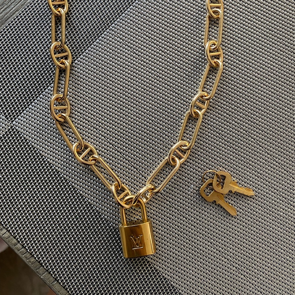 Lock & key necklace